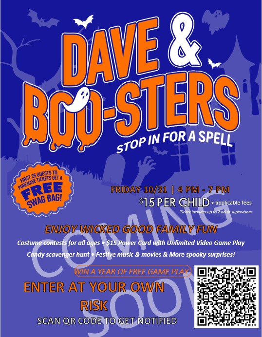 Dave & Boo-sters Halloween Family Event in Vernon Hills